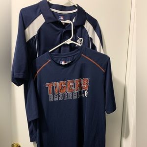 Bundle 2 Official Genuine Merchandise Detroit Tigers Baseball shirts Men’s Large